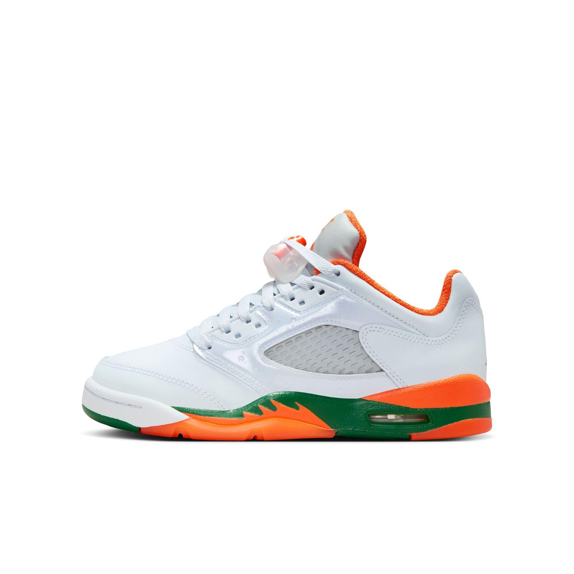 Air Jordan 5 Retro Low “Hurricanes” Left Shoe Side Profile
