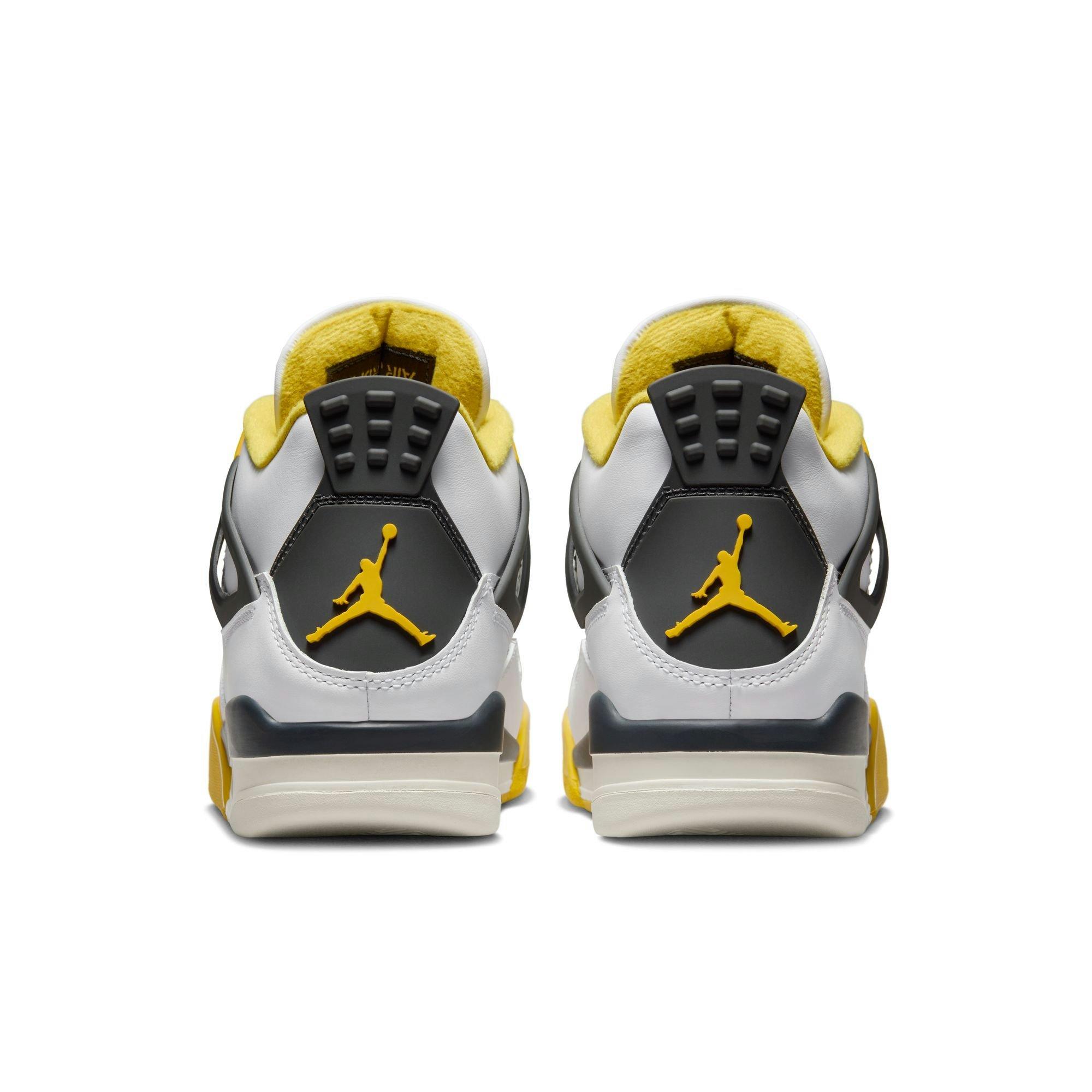 Women's Air Jordan 4 Retro "Vivid Sulfur" Heels