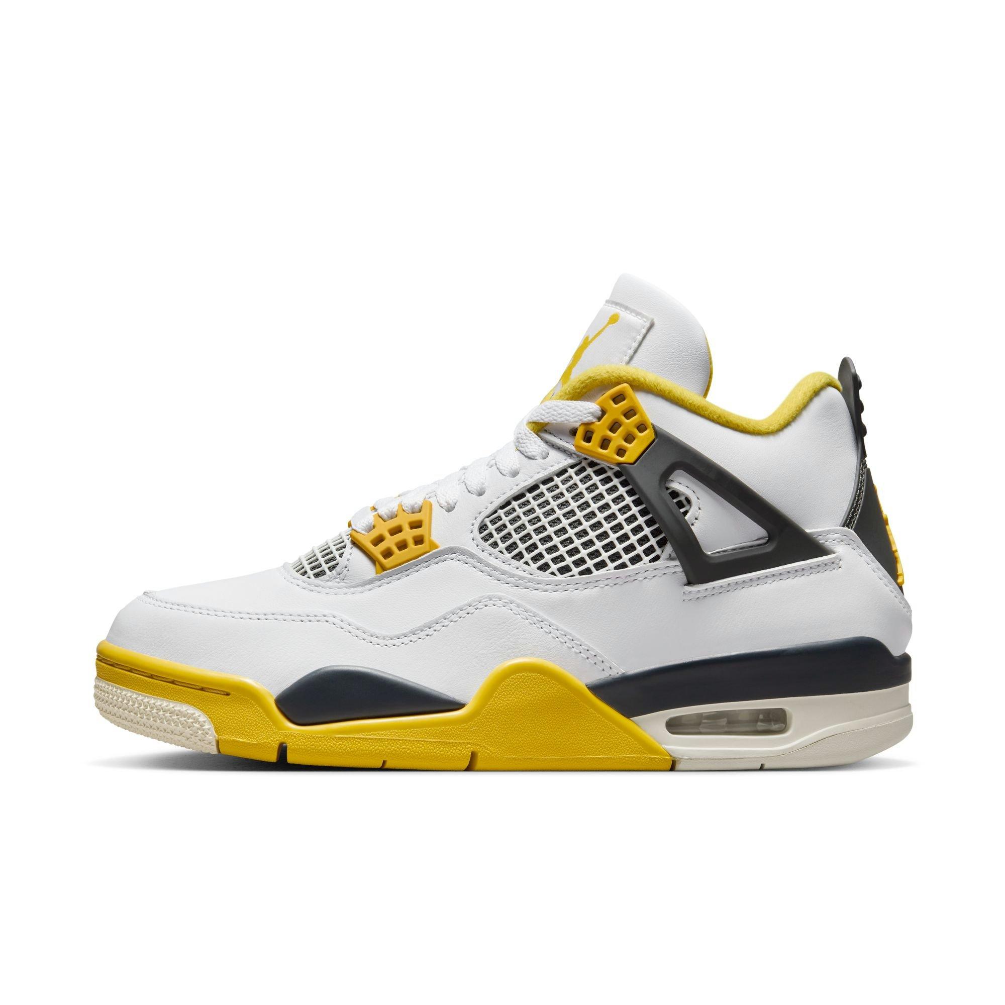 Women's Air Jordan 4 Retro "Vivid Sulfur" Left Shoe Side Profile