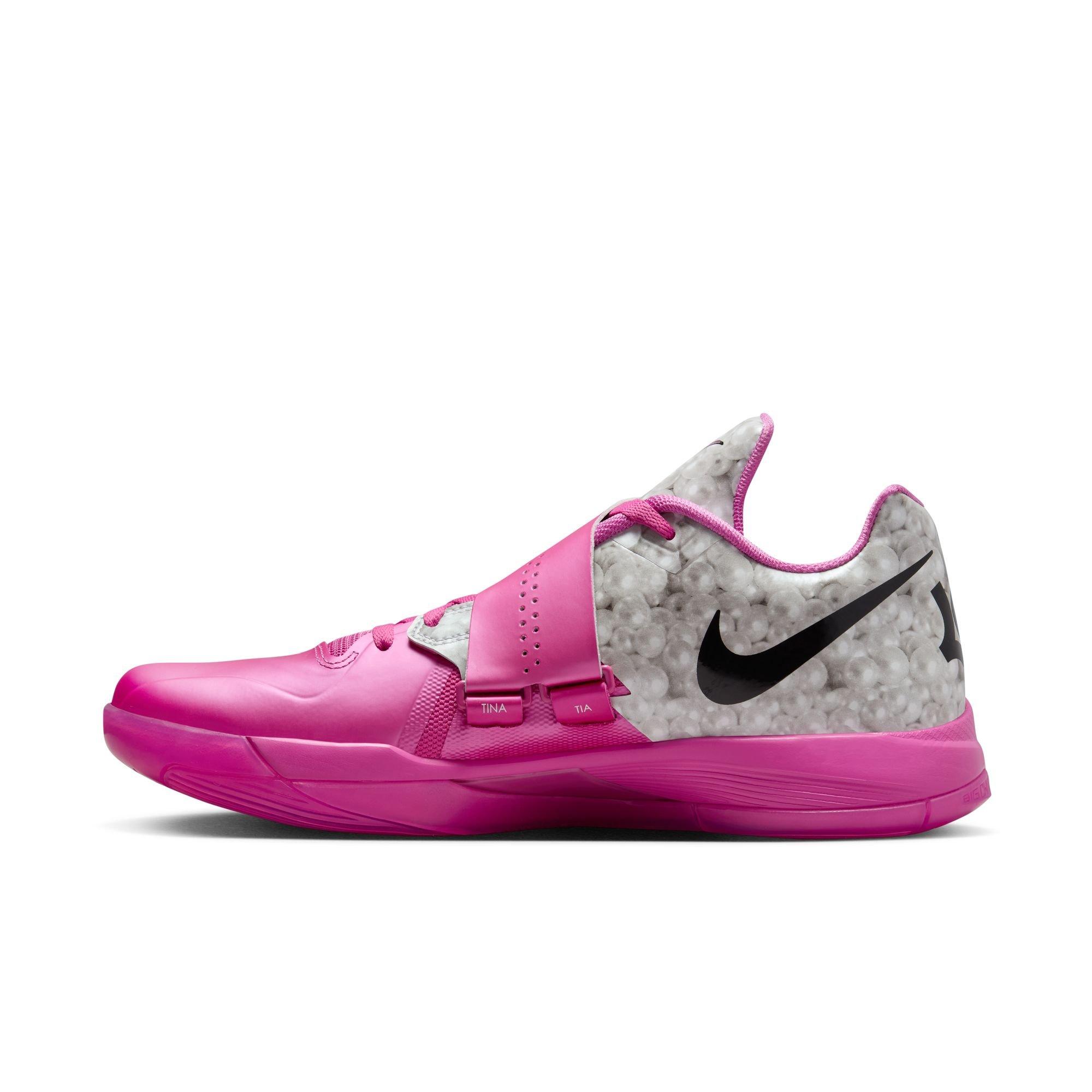 Nike KD 4 "Aunt Pearl" Left Side of Shoe