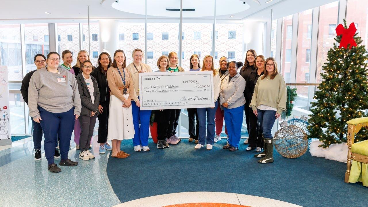 Hibbett x Puma Make Holiday Donation to Children's of Alabama