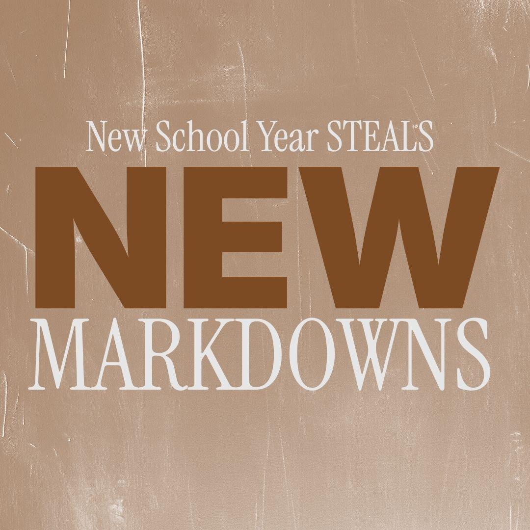 Shop New Markdowns