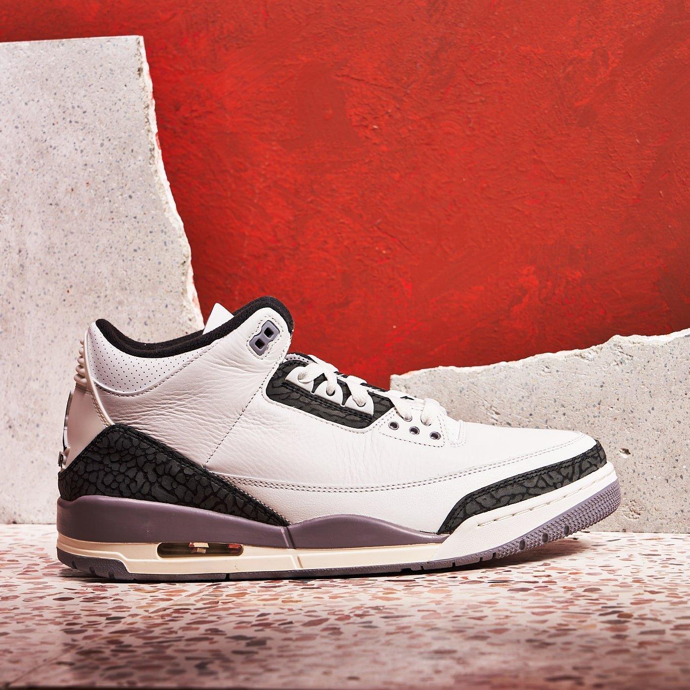 Air Jordan 3 “Cement Grey” Left Side of Shoe