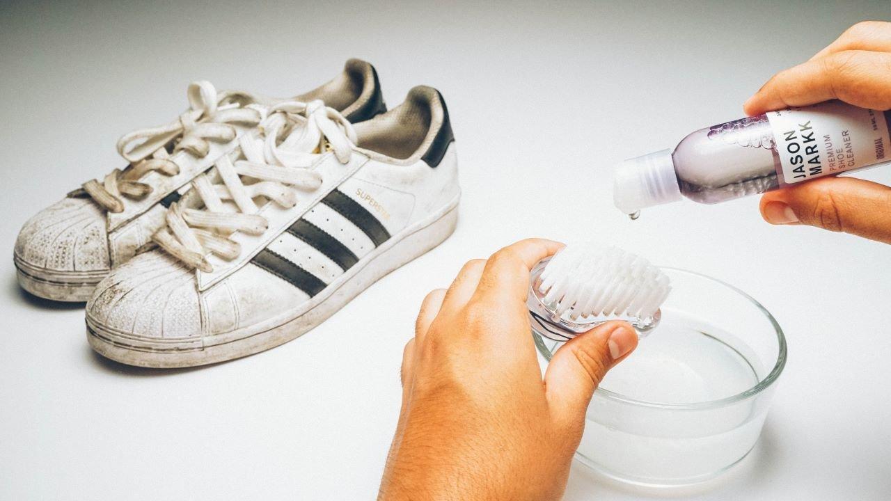 Best way to on sale clean adidas superstars