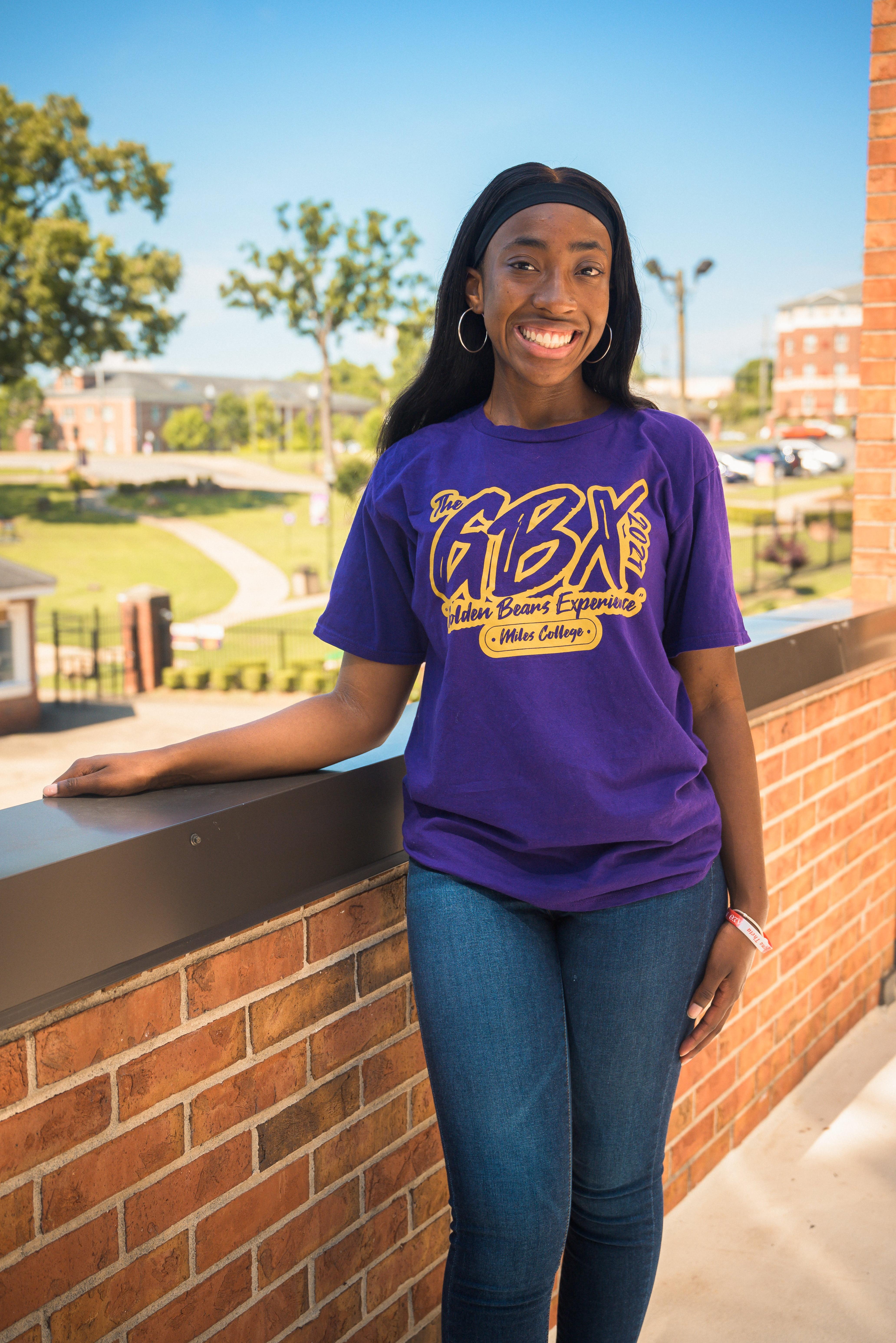 Miles College political science student Jessica Harris