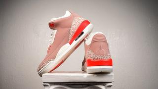 Jordan 3 Retro Rust Pink Bright Crimson Sail Women S Shoe Hibbett City Gear