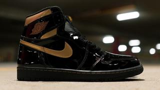 Jordan 1 retro high store og black and gold