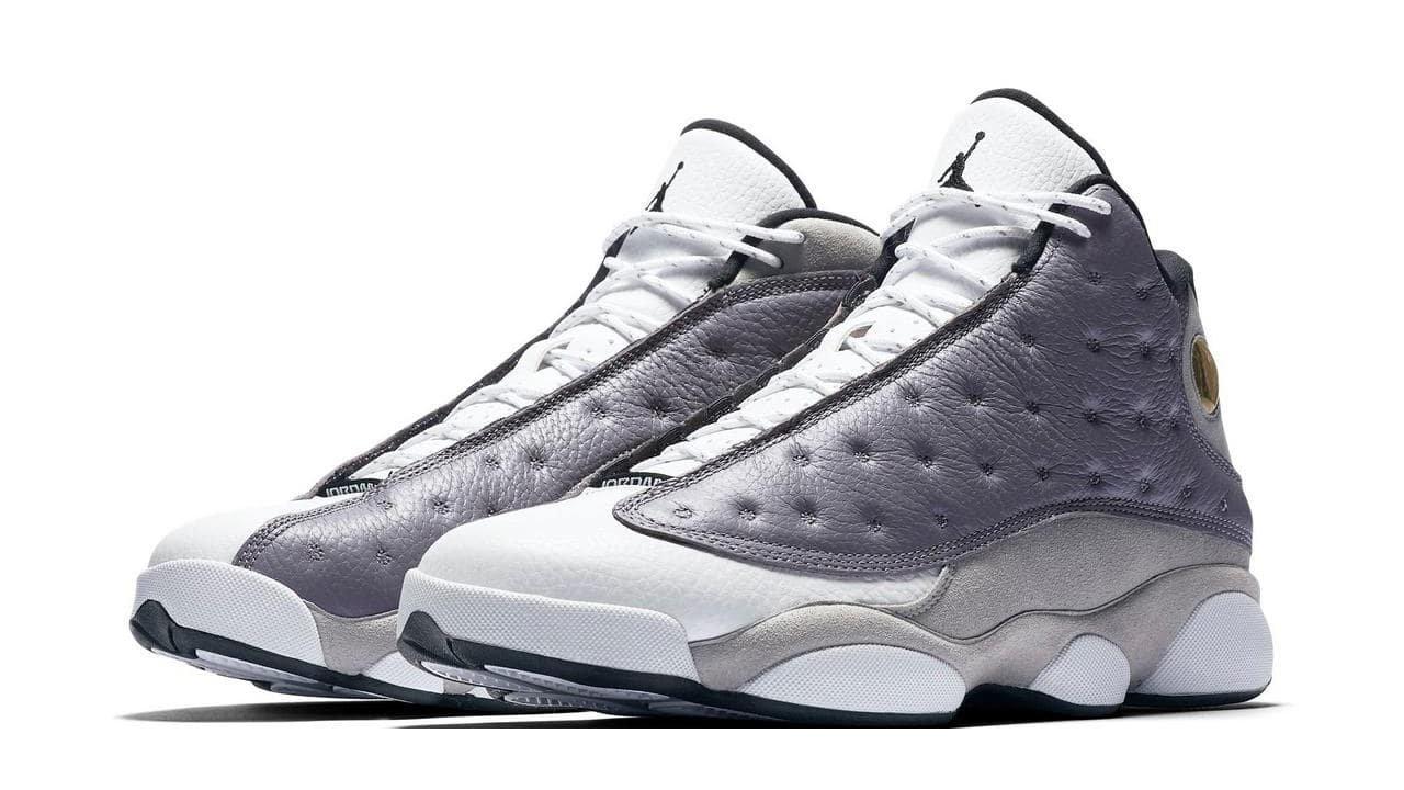 black grey jordan 13