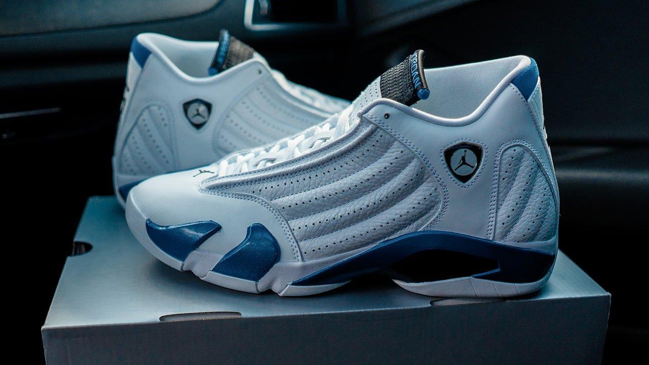 Jordan 14 store blue and black