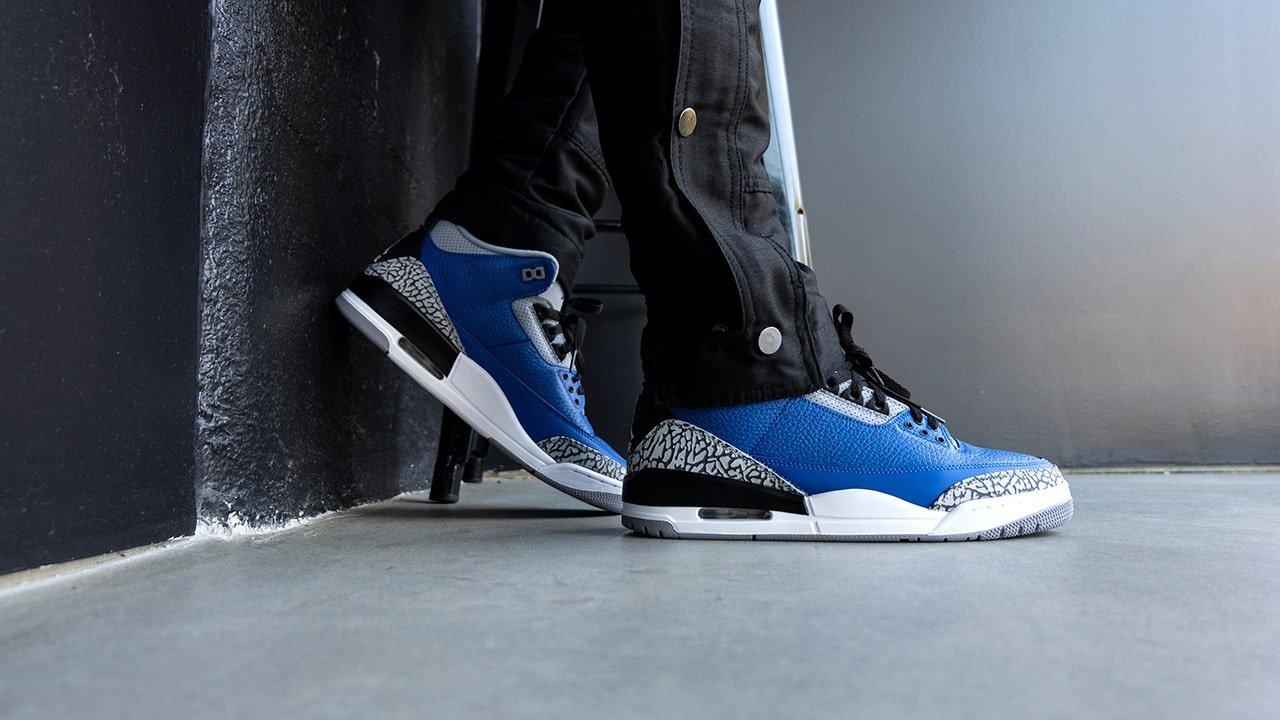 Jordan 3 retro on sale blue