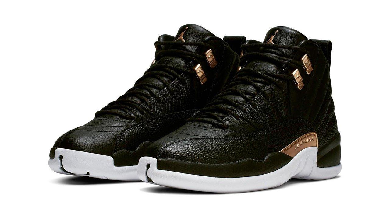 black and gold jordan's women's