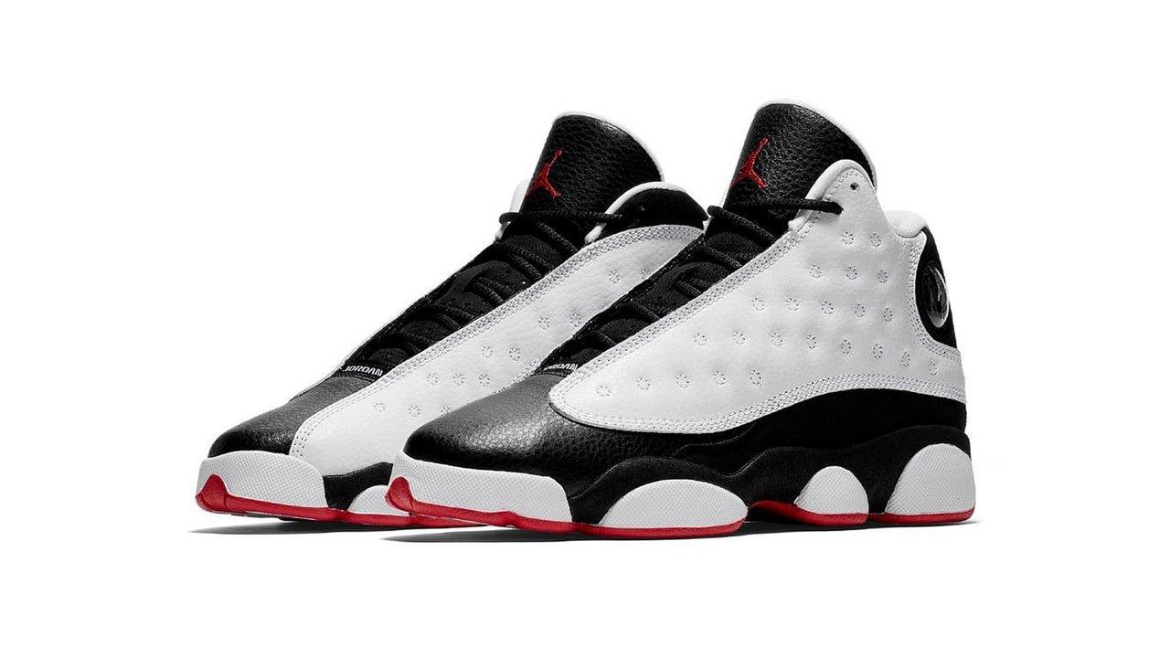 Jordan retro 13 red white best sale and black