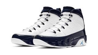 Sneakers Release &#8211; Jordan Retro 9 “White/Blue” Basketball Shoe