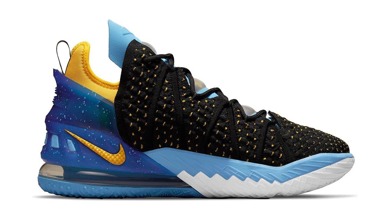 Sneakers Release – Nike Lebron 18 “Minneapolis Lakers”  Black/University Gold/Coast