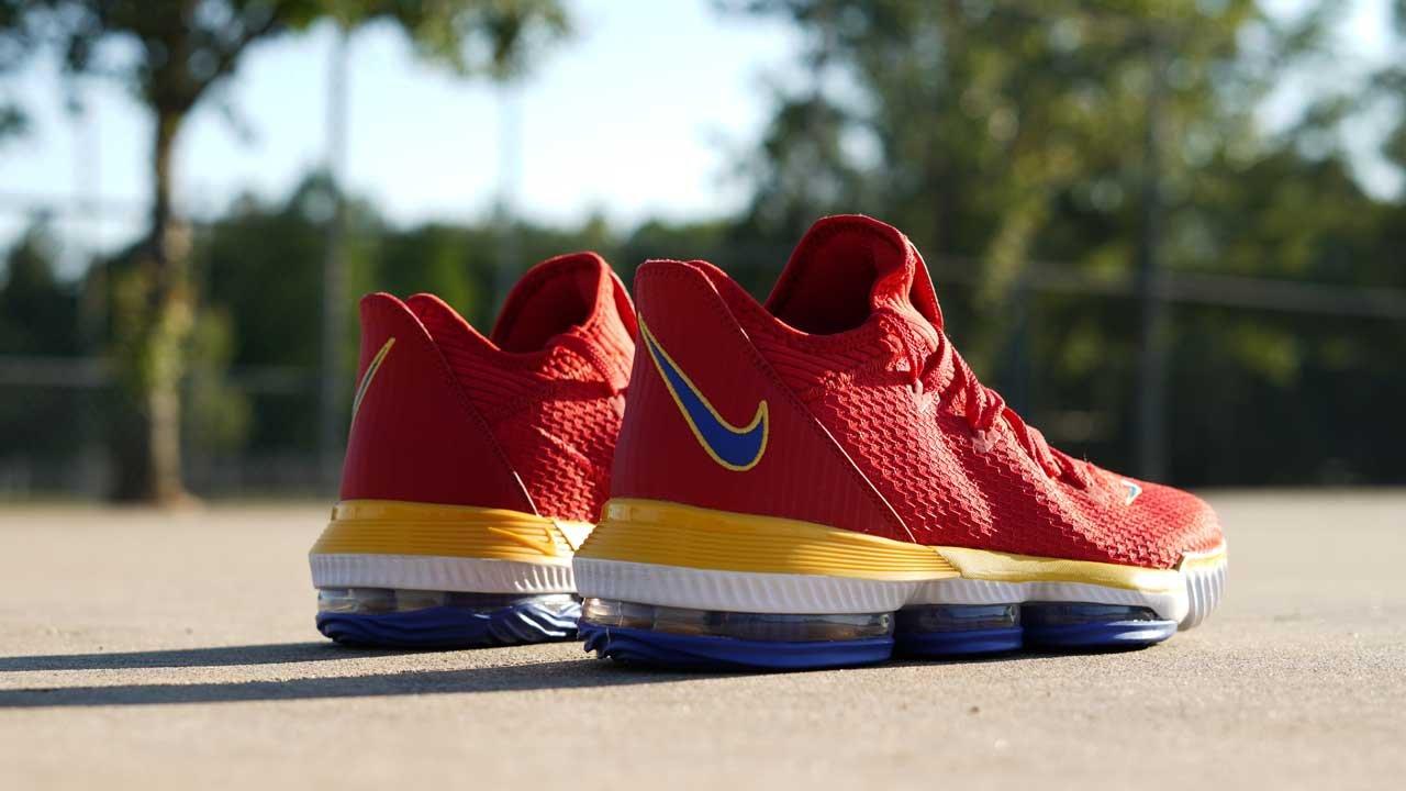 Sneaker Release Nike Lebron 16 Low Red Royal Yellow Men s