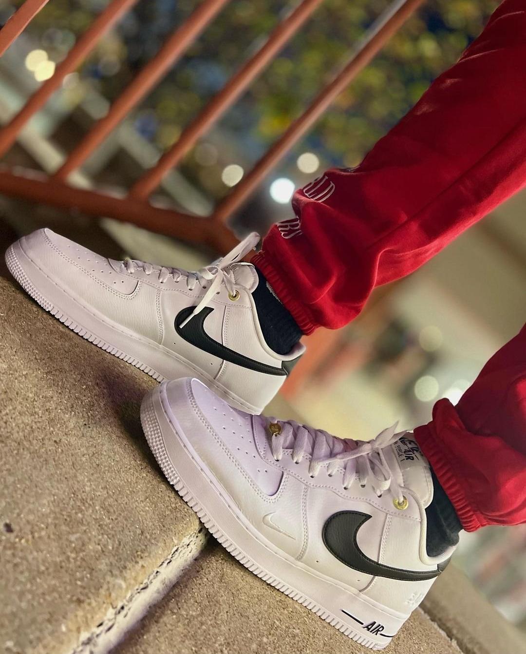 Men's white and black 40th Anniversary Nike Air Force 1