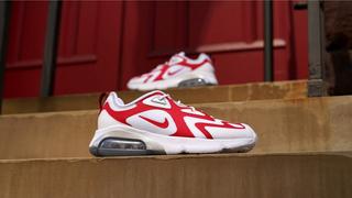 Nike air max 200 white best sale and red