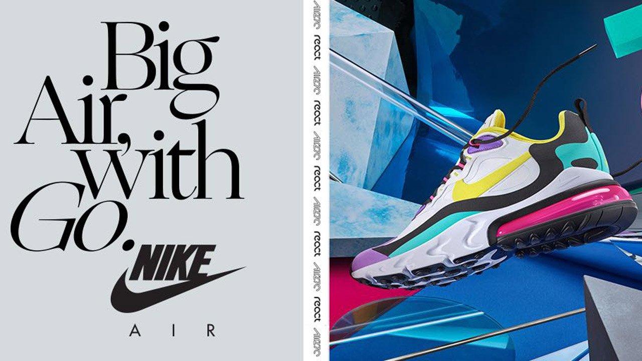 Sneaker Release : Nike Air Max 270 React “Geometric Art”