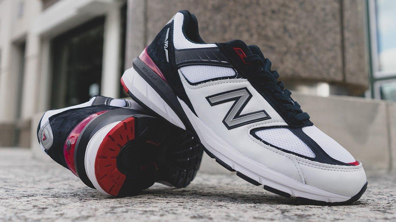 Sneakers Release New Balance 990v5 Carbon Team Red Men s