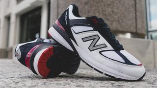 New balance 990v5 store red white blue