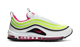 Sneakers Release- Nike Air Max 97 “White/Rush Pink/Volt” Men&#8217;s Shoe