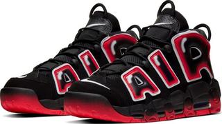 Sneakers Release: Nike Air More Uptempo 96 &#8220;Laser Crimson&#8221; Black/Red Basketball Shoe