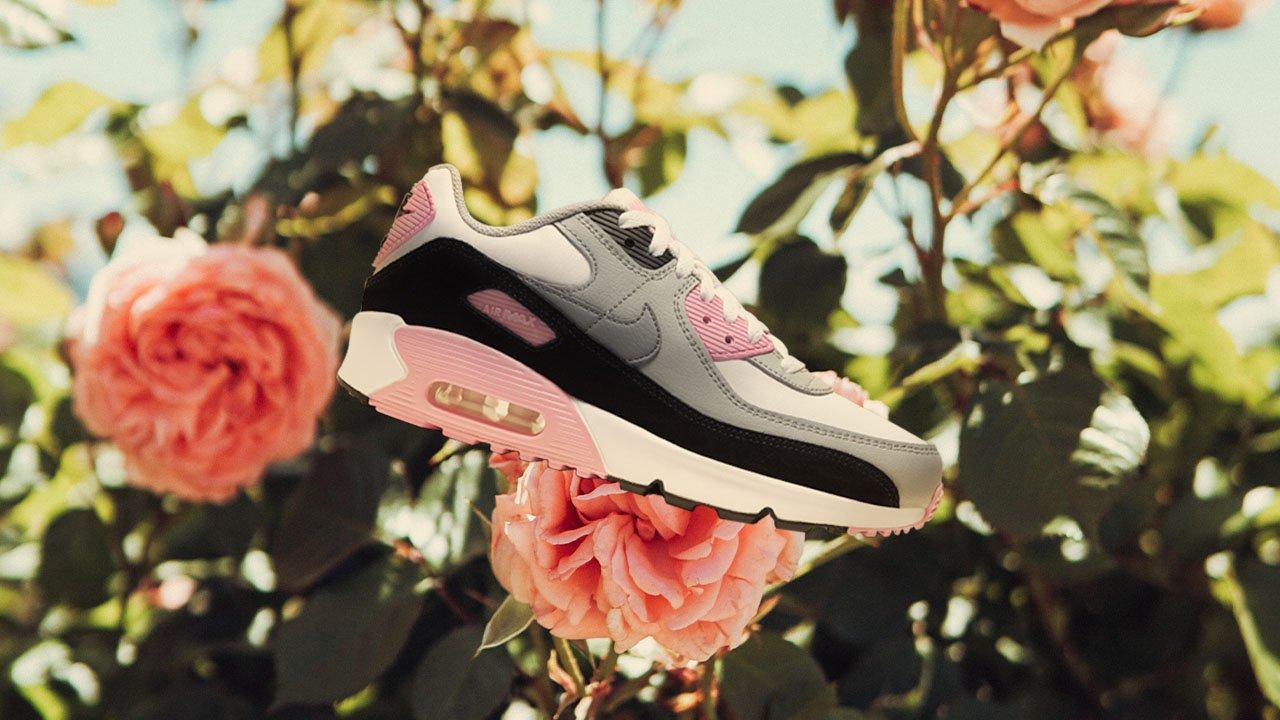 Air max 90 white grey rose sale