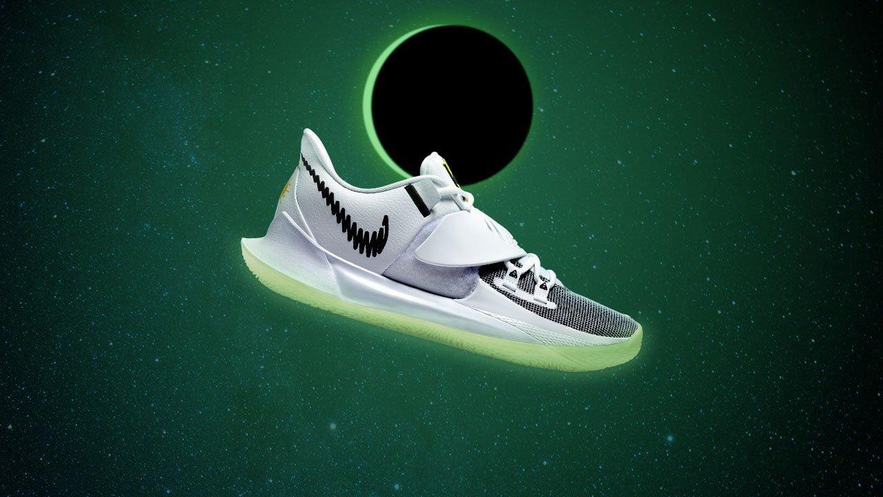 Kyrie 3 shoes 2024 white and green