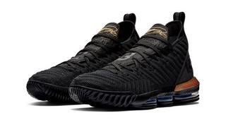 Sneakers Release &#8211; Nike LeBron 16 “Black/Gold” Basketball Shoe