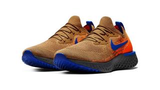 Sneakers Release &#8211; Nike Epic React Flyknit &#8220;Golden Beige/Racer Blue&#8221; Men&#8217;s Running Shoe