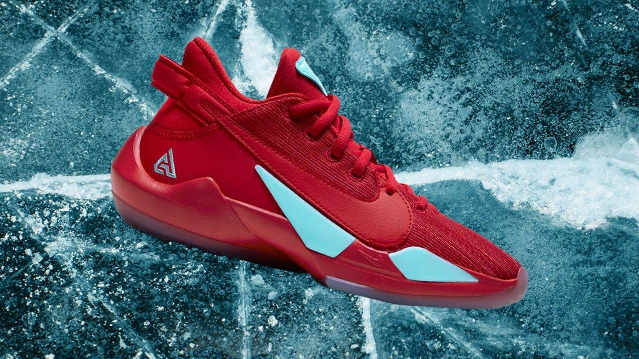 Sneakers Release- Nike Zoom Freak 2 “University Red/Glacier