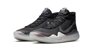 Sneakers Release Nike Zoom KD 12 Black Pure Platinum Basketball Shoe