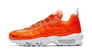 Sneakers Release- Nike Air Max 95 “Orange/White” Men’s Shoe