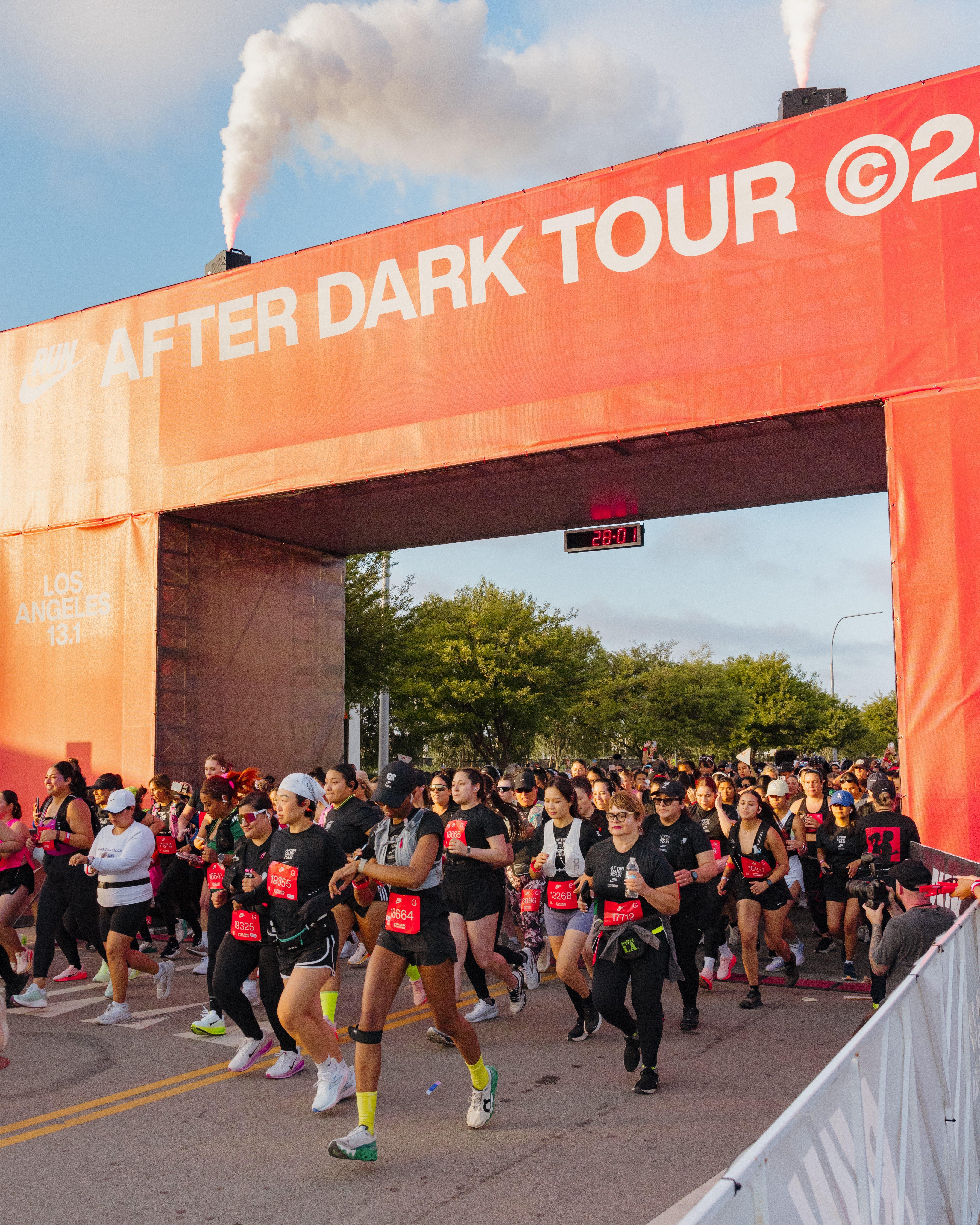 Nike After Dark Tour Starting Line