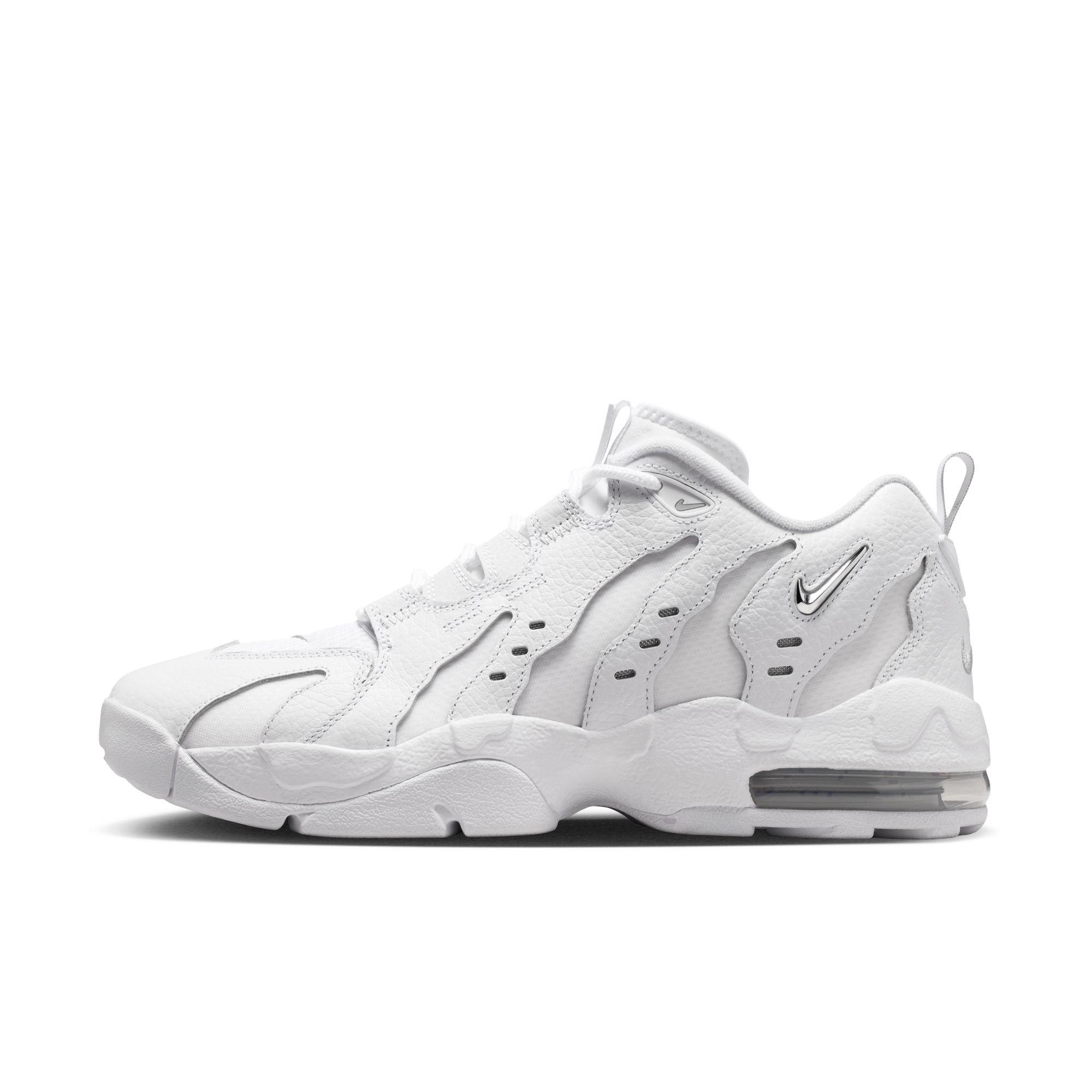 Nike Air DT Max '96 Low "White/Metallic Silver" Side of Shoe