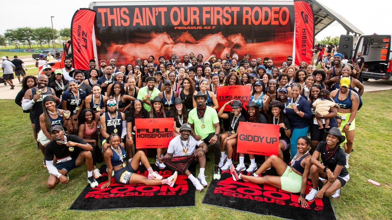 ZFT Run Club x Nike Pegasus 42 Launch in Houston