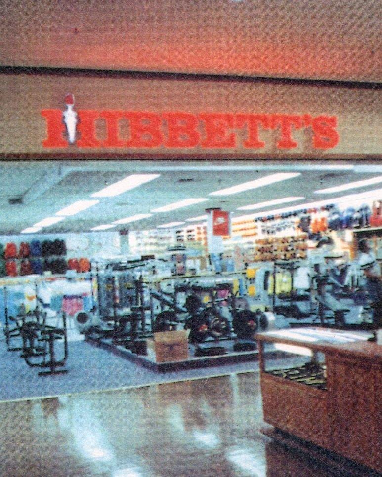Hibbett's store inside mall