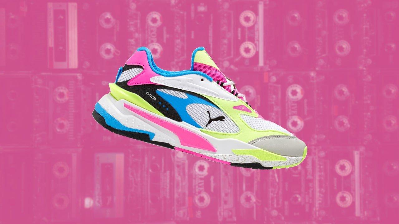 Puma colour hot sale block shoes