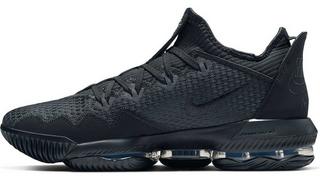 Lebron 16 low black 2024 black