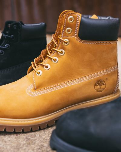 Nike boots on a tree