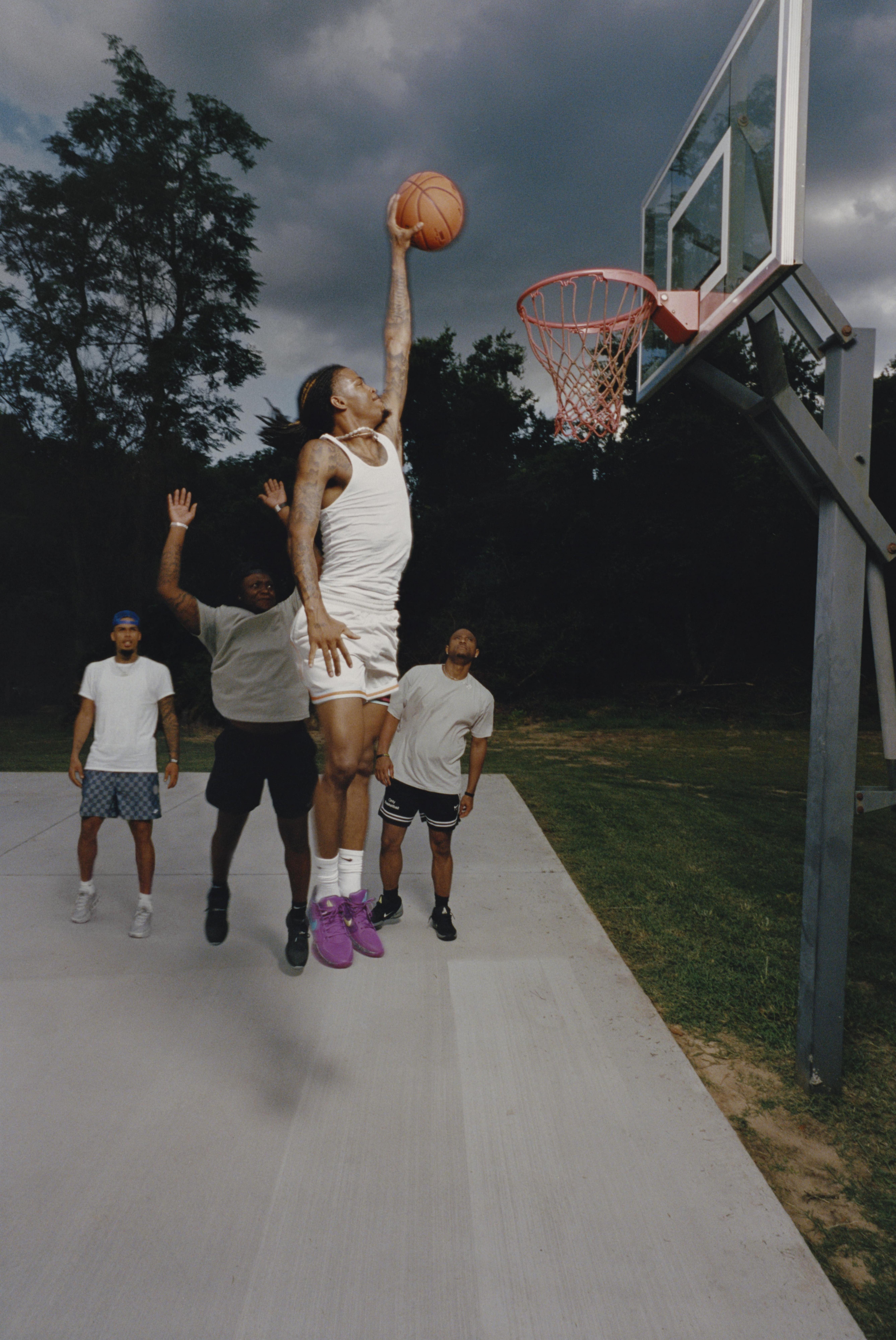 Nike Ja 2 "Purple Sky" on court