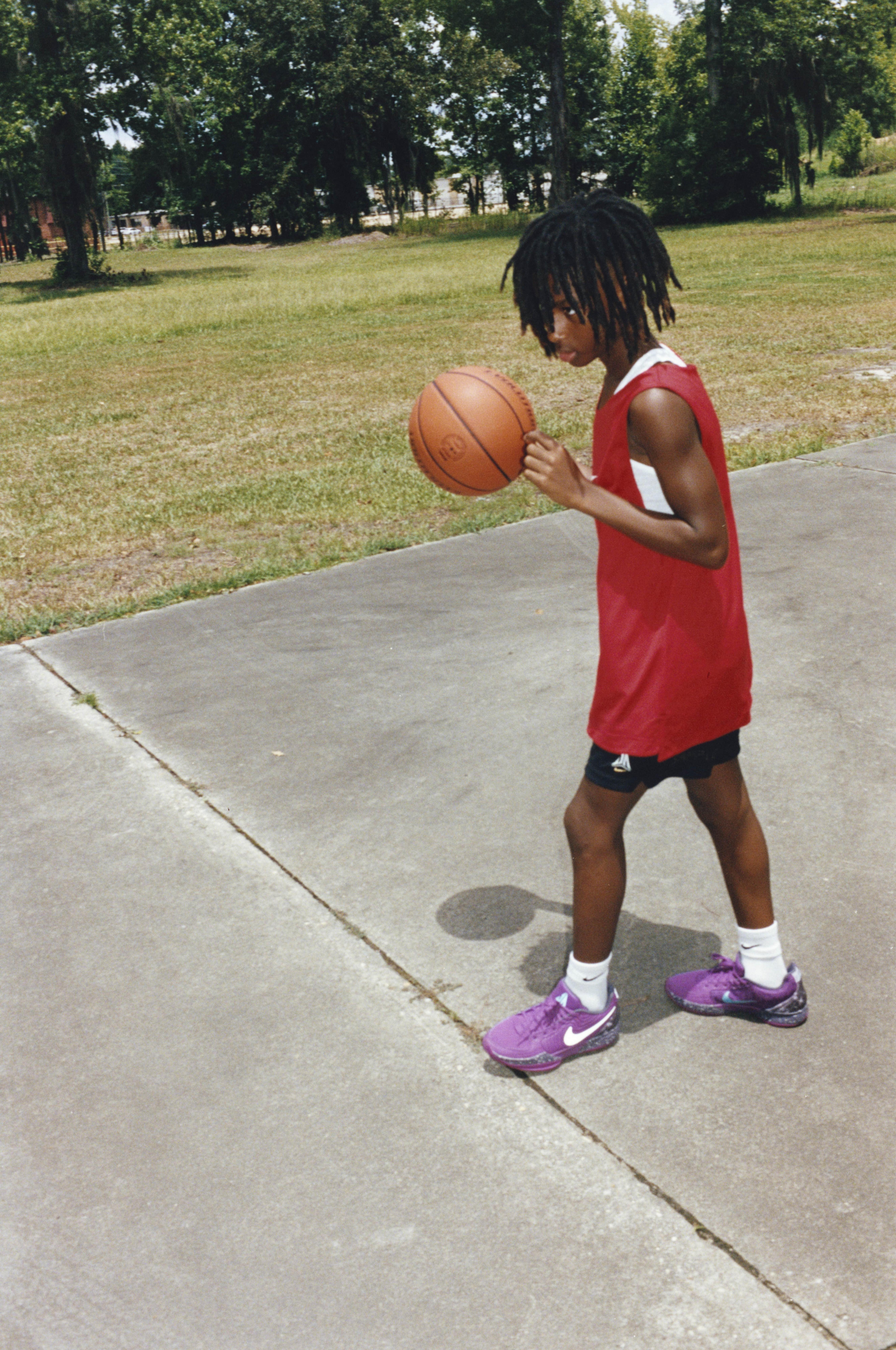 Nike Ja 2 "Purple Sky" on court