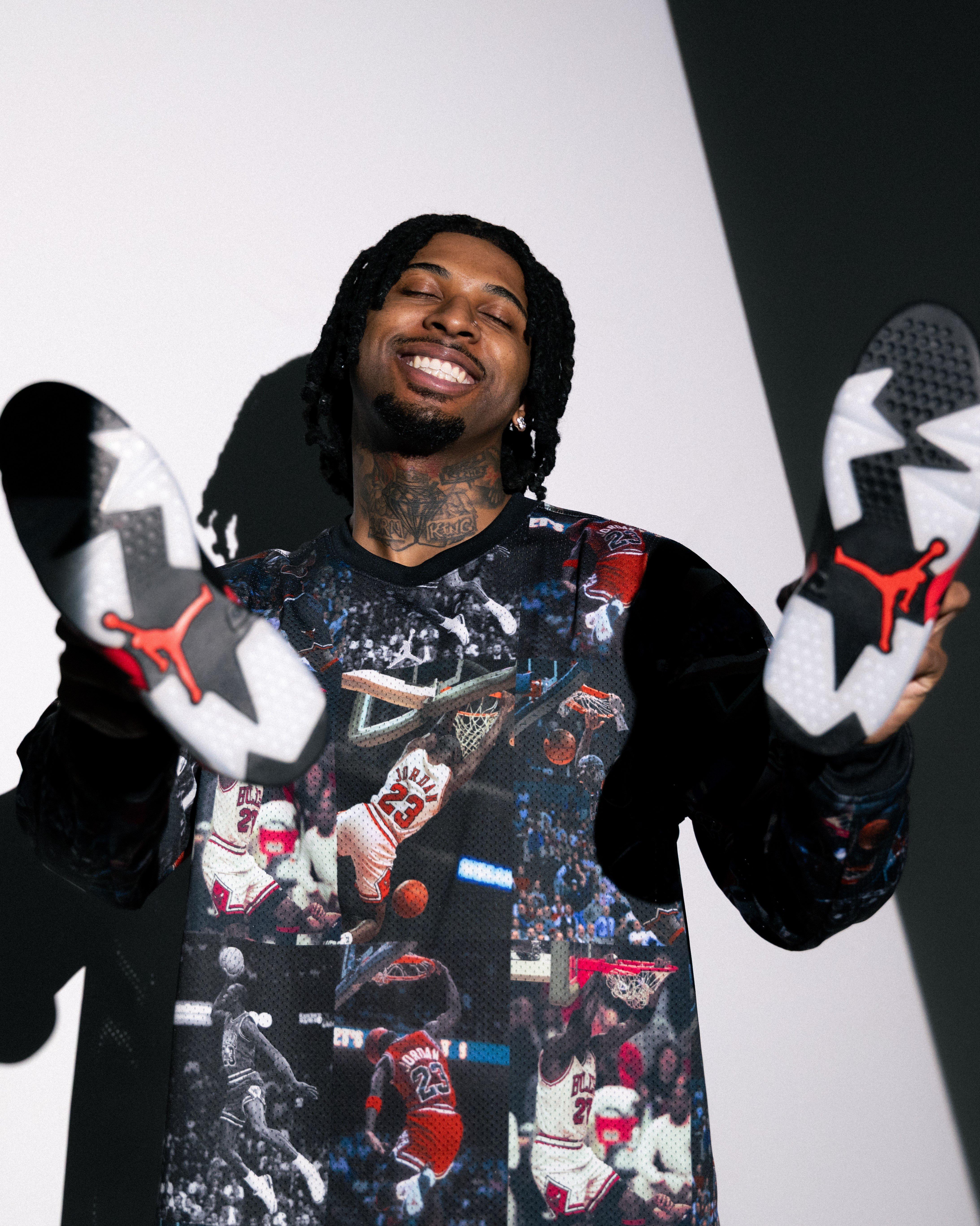 Jordan 6 Retro "Infrared Salesman" bottom of shoes