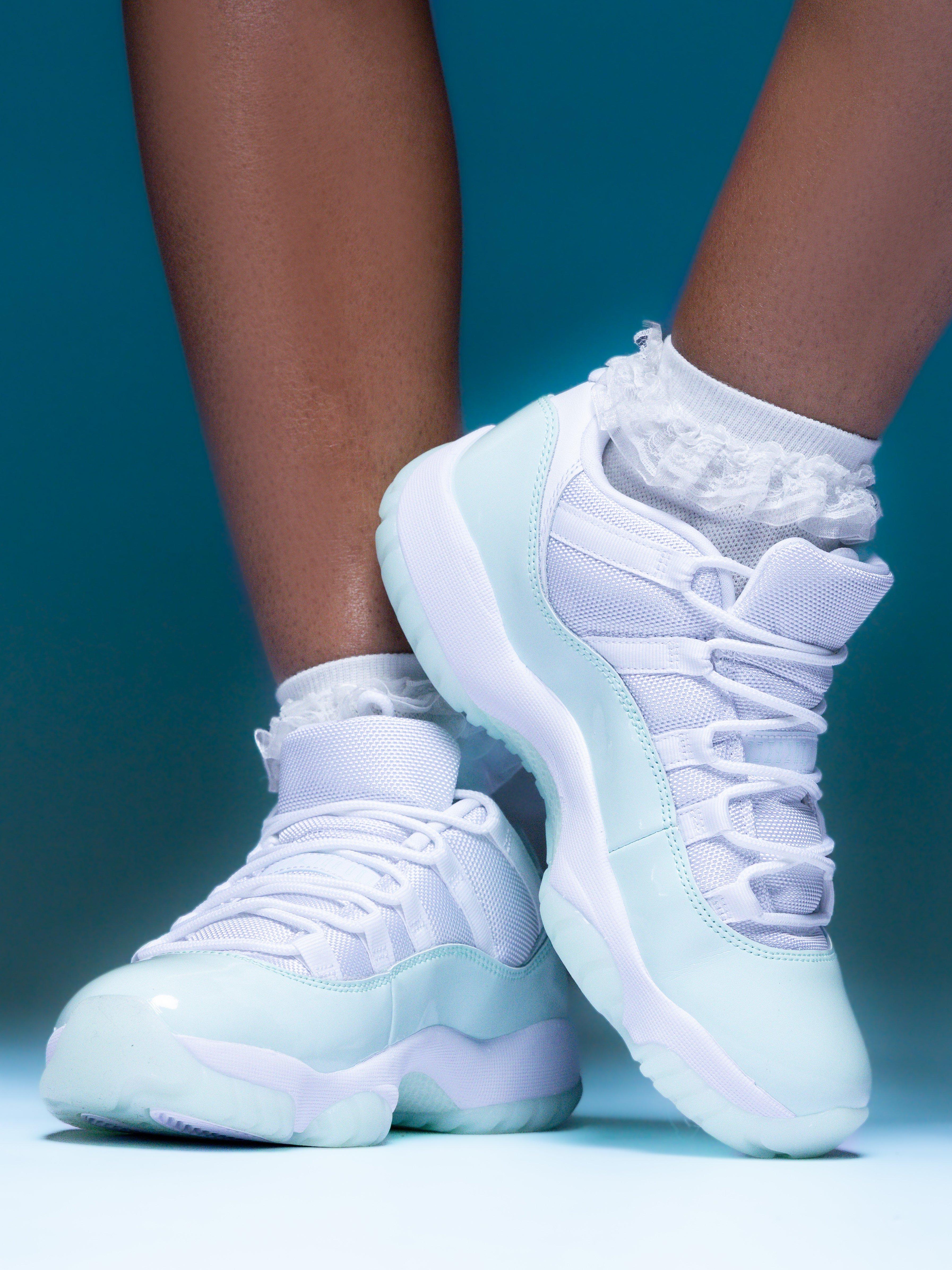 Jordan 11 Retro "Igloo" Left of Shoes