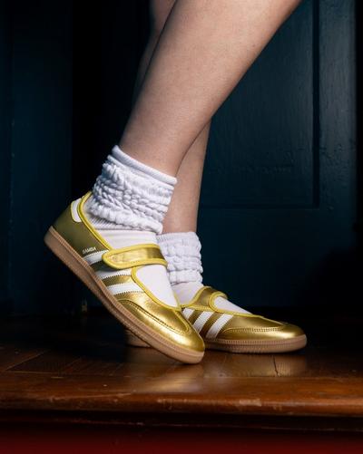 Gold adidas Originals Samba Jane