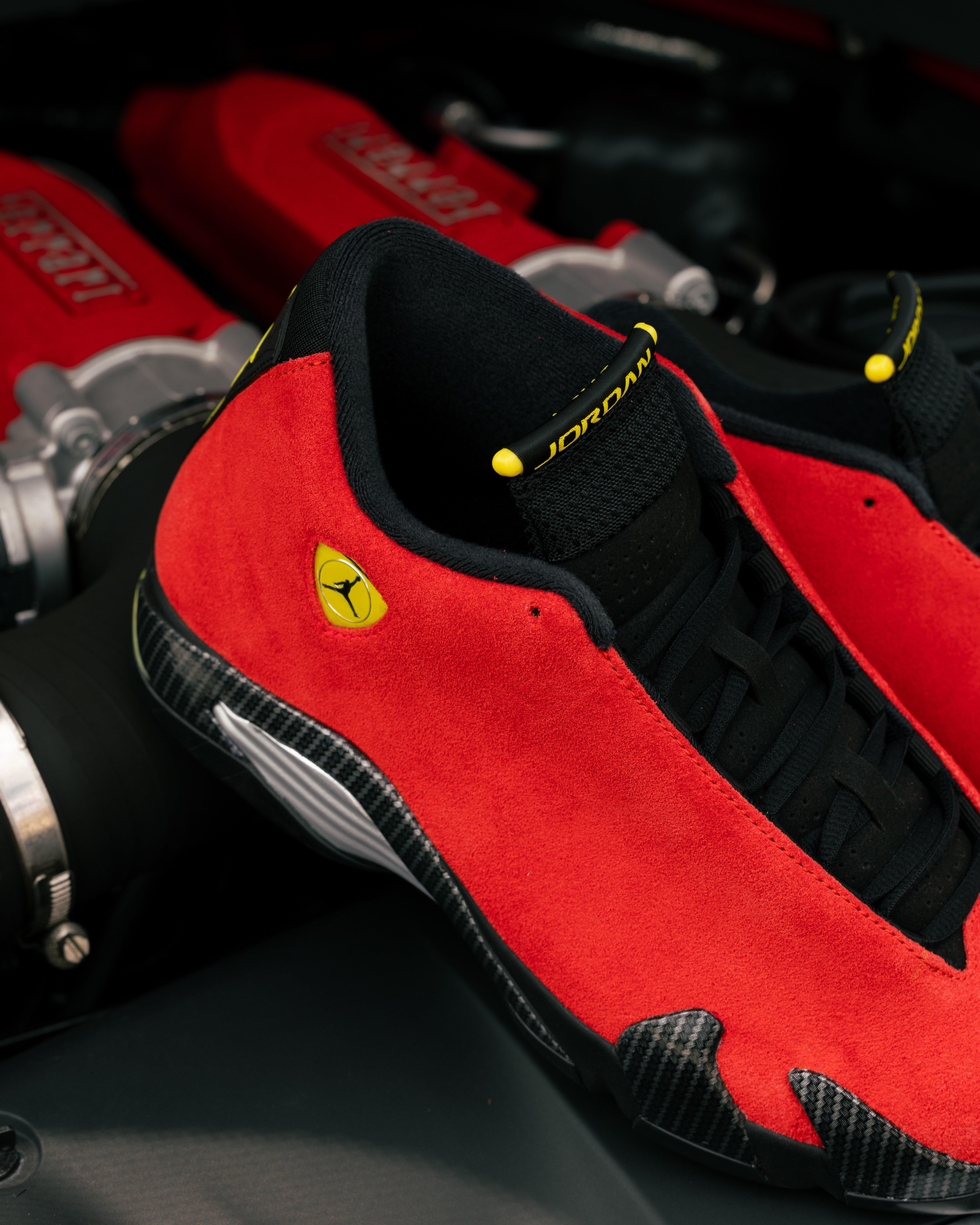Jordan 14 Retro "Ferrari" Lacing Unit