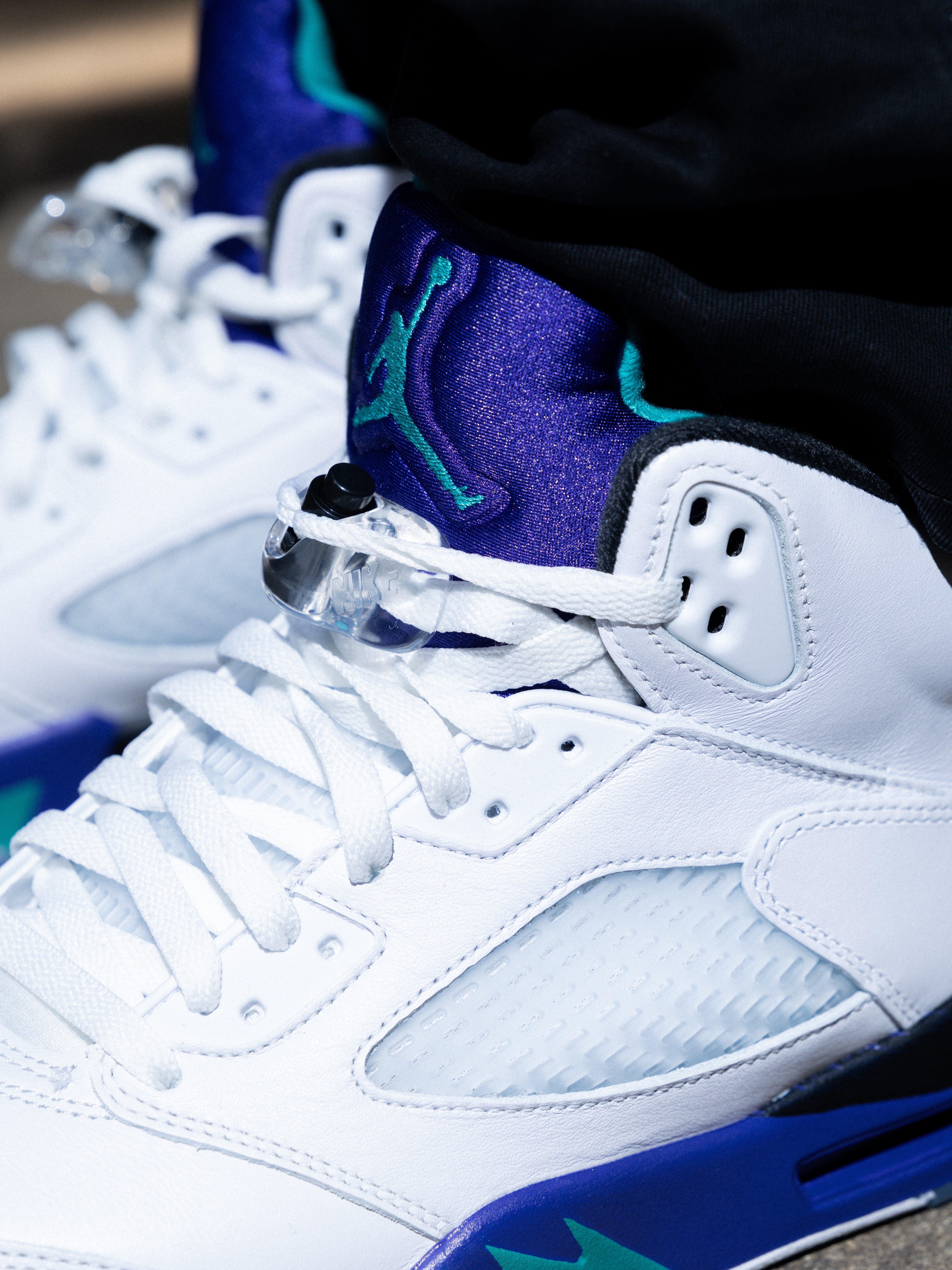 Air Jordan 5 Retro "Grape" Lacing Unit