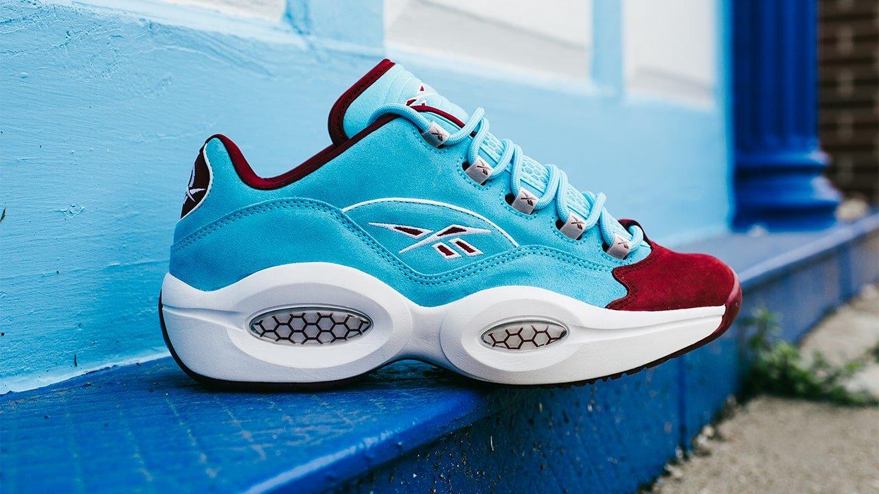 Bekwaam aankomst Worden Sneakers Release &#8211; Reebok Question Low &#8220;Phillies&#8221; Digital  Blue/ Classic Burgundy/ White