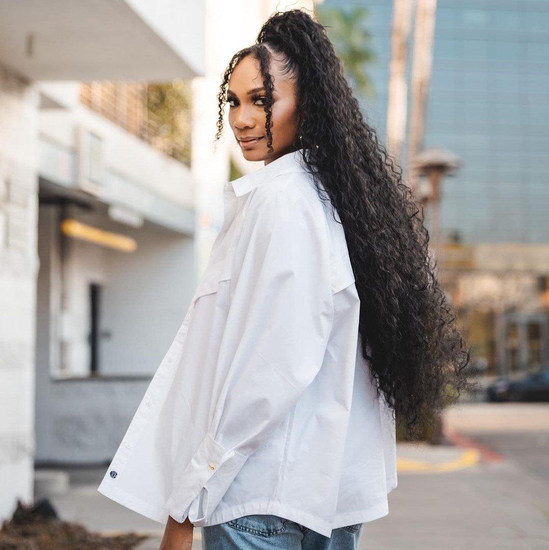 Ari Chambers on set of Mychal Bella Support Her Sole episode