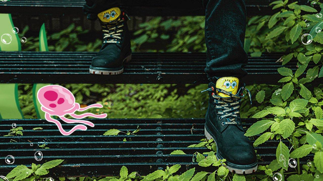 Spongebob on sale timberland collab